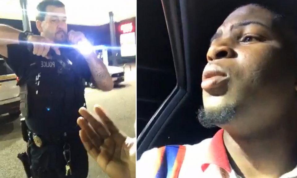 Black man nearly shot by White cop who lied about gun (video)