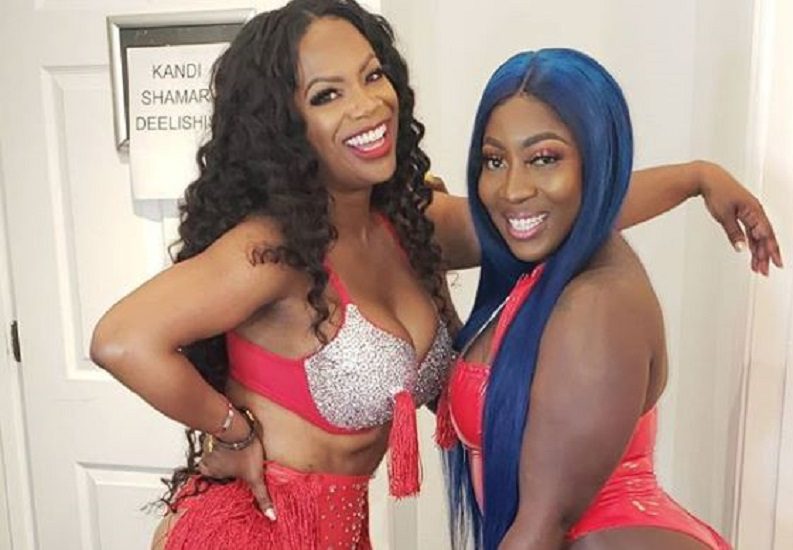 Spice joins Kandi Burruss in the dungeon for b-day show