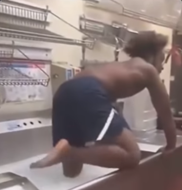 Disgusting: Wendy's employee takes bath in workplace sink (video)