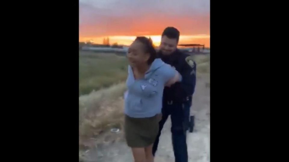 Black woman viciously body-slammed by White cop during traffic stop (video) 