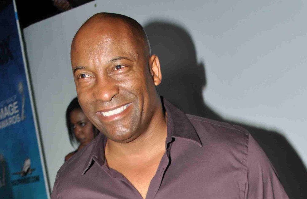 EXCLUSIVE: John Singleton hanging out outside the NAACP after party in Los Angeles. (Photo credit: JD Pht Bx & MCGM / Splash News)