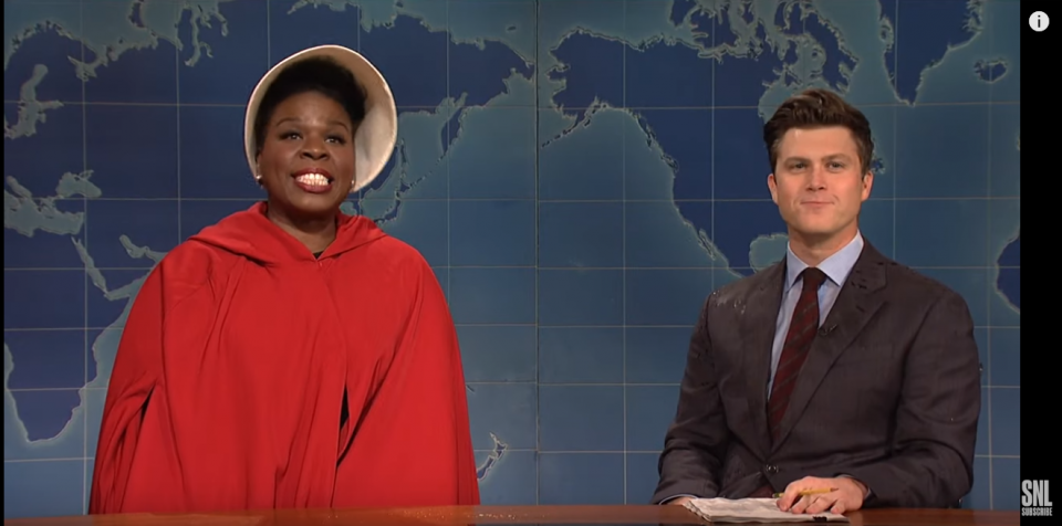 Leslie Jones attacks Alabama's abortion law during 'SNL' skits (videos)