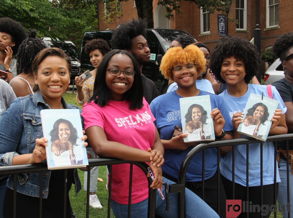 Michelle Obama surprises Spelman, Morehouse students with private visit