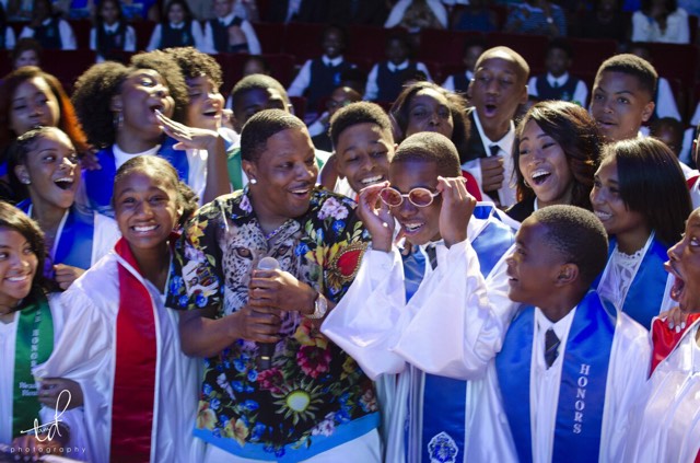 Mase, Big Boi and Phylicia Rashad surprise graduates at Ron Clark Academy