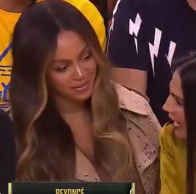 Beyoncé's epic reaction to woman leaning over her to get to Jay-Z goes viral