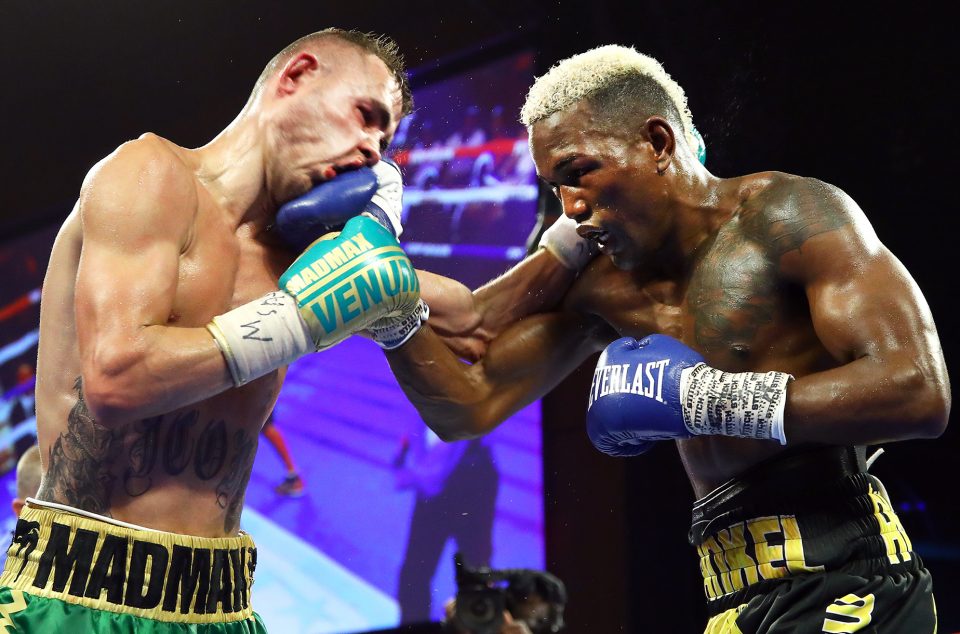 Boxer Maxim Dadashev, who fought Subriel Matias Friday, has died after injuries suffered in Friday night loss. (Photo Credit: Mikey Williams / Top Rank)