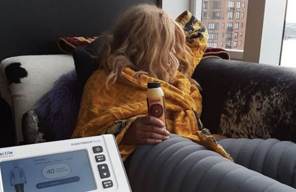 Wendy Williams shares pic of compression pants machine she uses for treatment