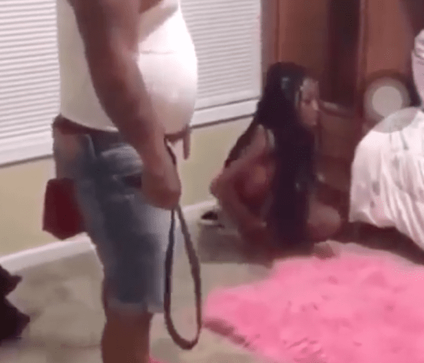 Father viciously spanks 12-year-old daughter for allegedly having sex (video)
