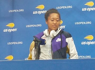 Tennis star Naomi Osaka at 2019 US Open (Photo by Derrel Johnson for Steed Media Service)