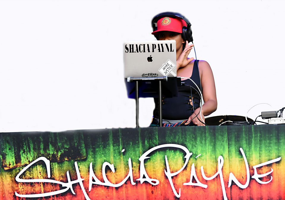 DJ Shacia Payne gives the crowd a true Marley and dancehall experience