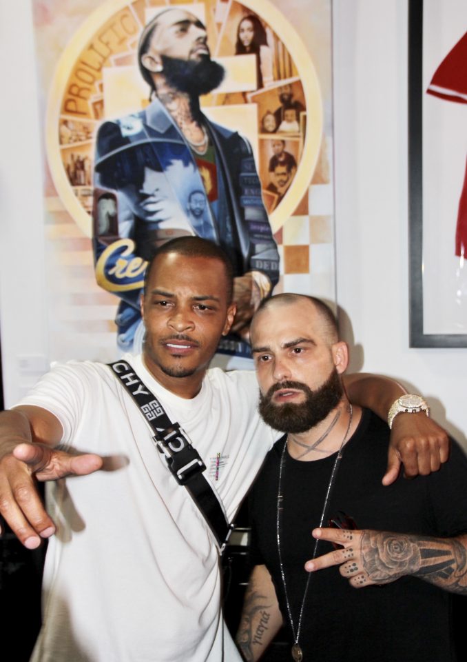 T.I. unveils new Nipey Hussle installation at the Trap Music Museum