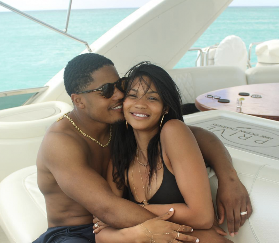 Chanel Iman and her husband Sterling Shepard make a big announcement