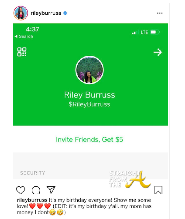 Kandi Burruss slammed for soliciting CashApp donations for daughter's birthday
