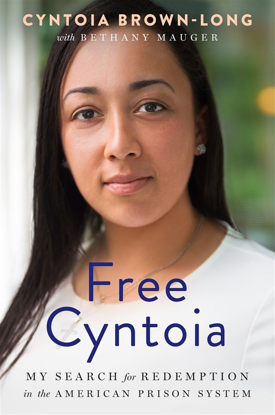 Cyntoia Brown debuts book cover and says she's 'loving' her freedom (photo)