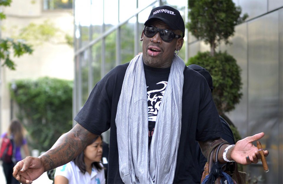 Dennis Rodman confronted by police over refusing to wear mask