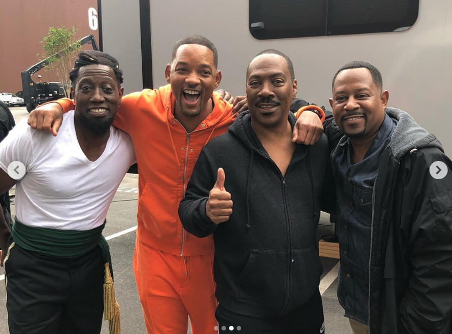 Eddie Murphy, Will Smith, Martin Lawrence, Wesley Snipes at Tyler Perry Studios