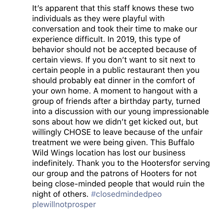 Restaurant employees fired after asking multiracial group to move for White man