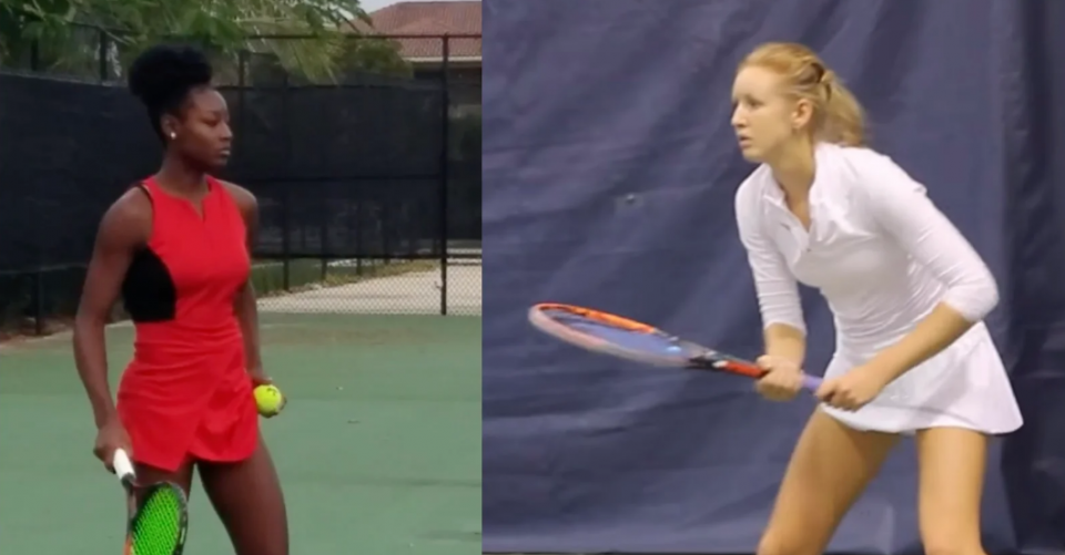 Black tennis player serves her hands after rude post-game handshake (video)