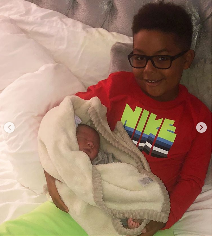 Amber Rose releases 1st photos of newborn and explains his name