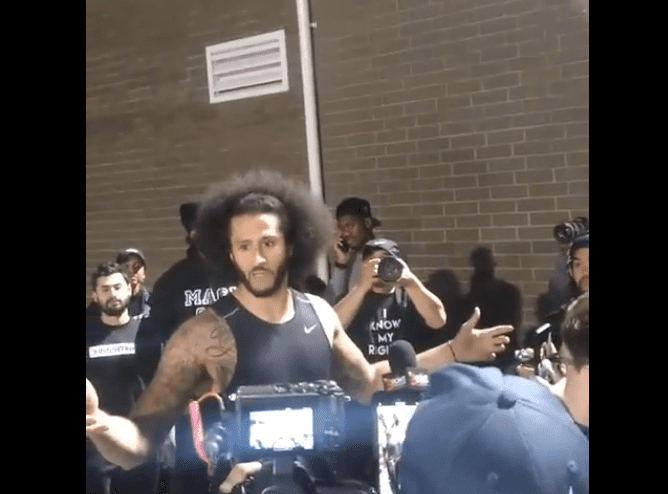 Colin Kaepernick Thanks Lebron James For Walking Out On Nba Game