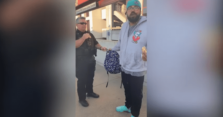 Community stages protest in support of man handcuffed for 'eating while Black'