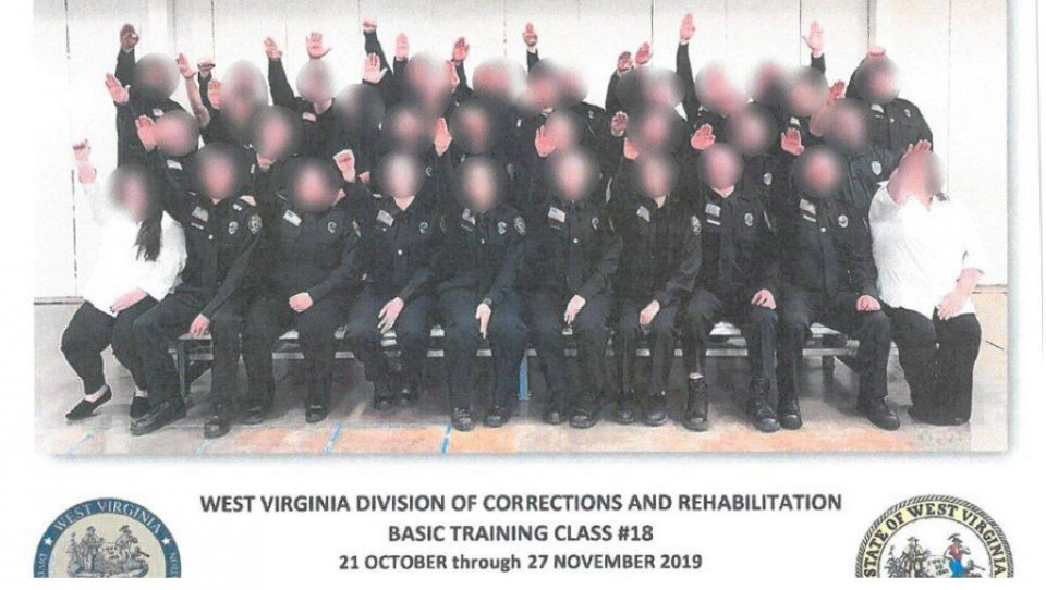 Correctional officer cadets fired for giving Nazi salute (photo)