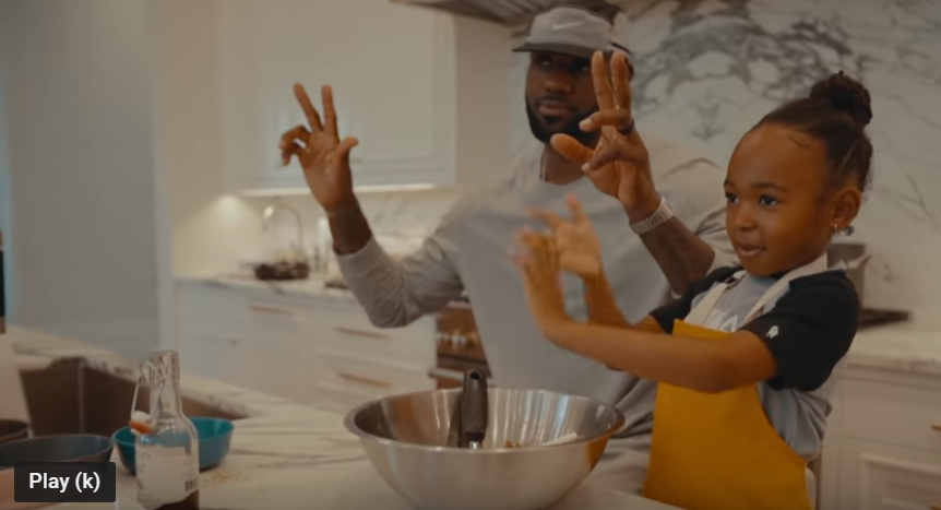 LeBron James' daughter Zhuri boasts new YouTube channel (video)