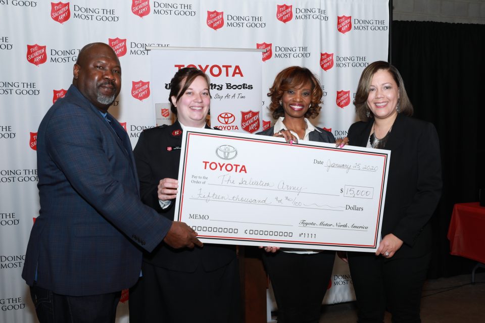 Toyota donates winter boots and $15K to less fortunate families in Baltimore
