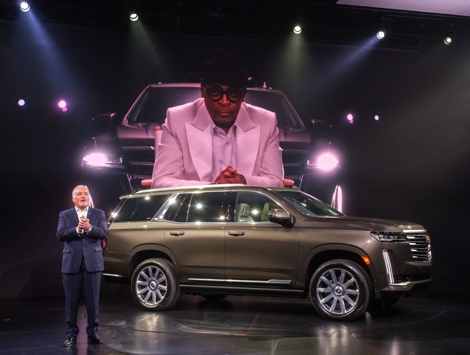 Spike Lee unveils redesigned 2021 Escalade at world premiere in Hollywood