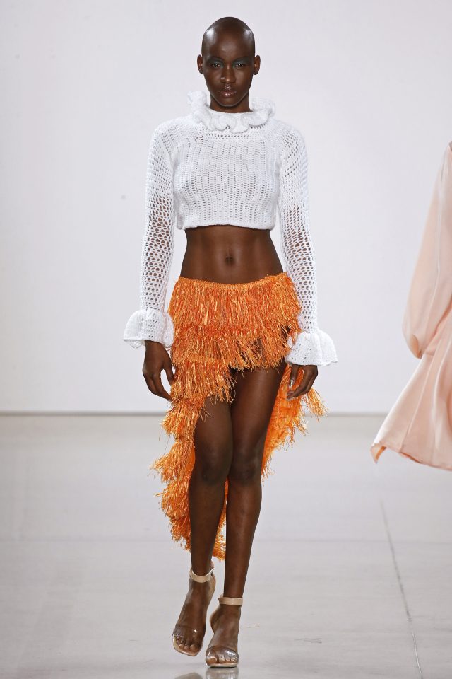 Young Nigerian designer Tia Adeola debuts collection at New York Fashion Week