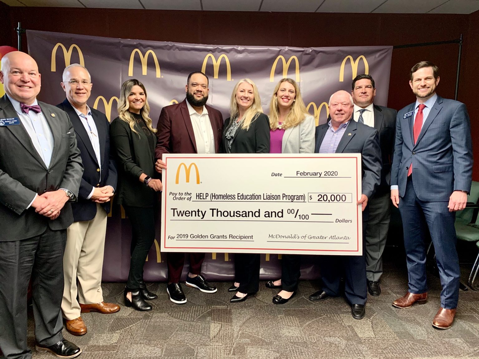 Atlanta McDonald's owneroperators give 40,000 Golden Grants