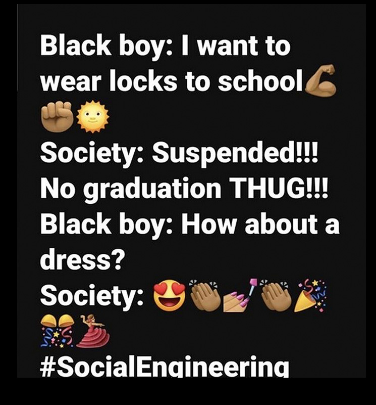 Rickey Smiley says Black boys are suspended with dreads, but cheered in dresses