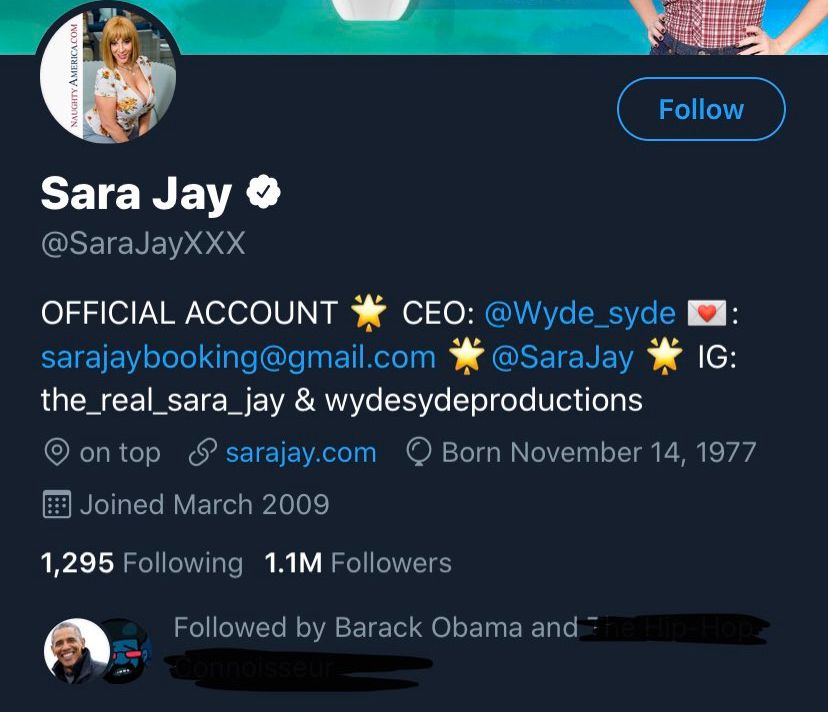 Jokes abound as Twitter learns that Barack Obama follows porn star