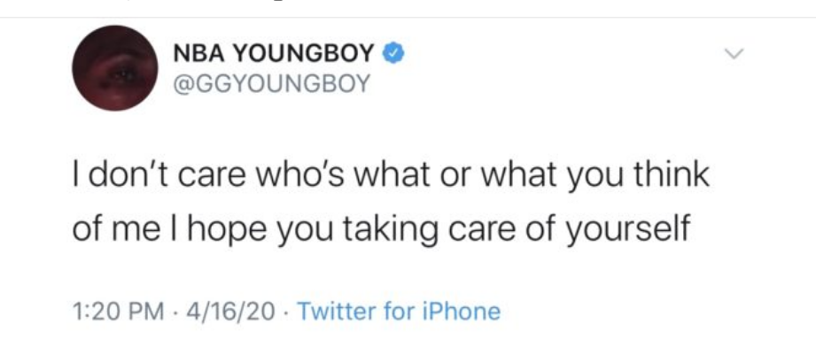 Some fans concerned about NBA YoungBoy's mental state after troubling tweet