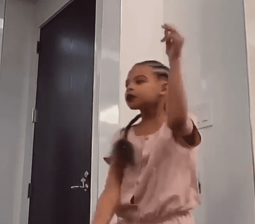 Blue Ivy captured dancing to her mother Beyoncé's music (video)