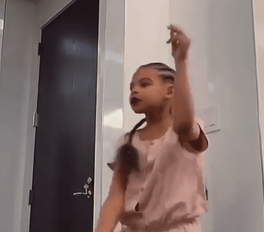 Blue Ivy captured dancing to her mother Beyoncé’s music (video)