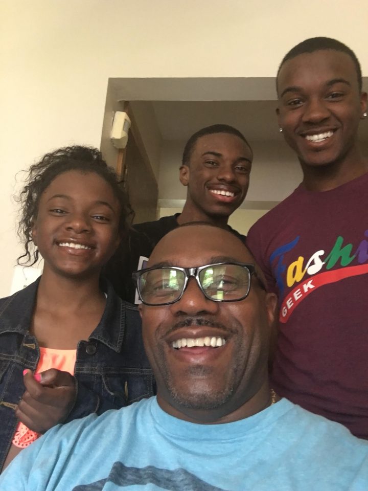 Gregory Winfield encourages his children to be the best they can be