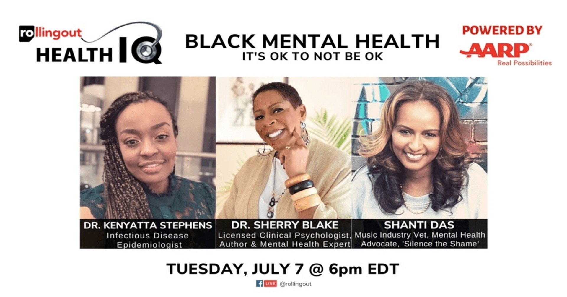 AARP + Health IQ: 'Black mental health: It's OK to not be OK'