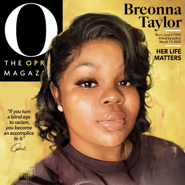 Oprah Winfrey to honor Breonna Taylor with magazine's September issue (photo)