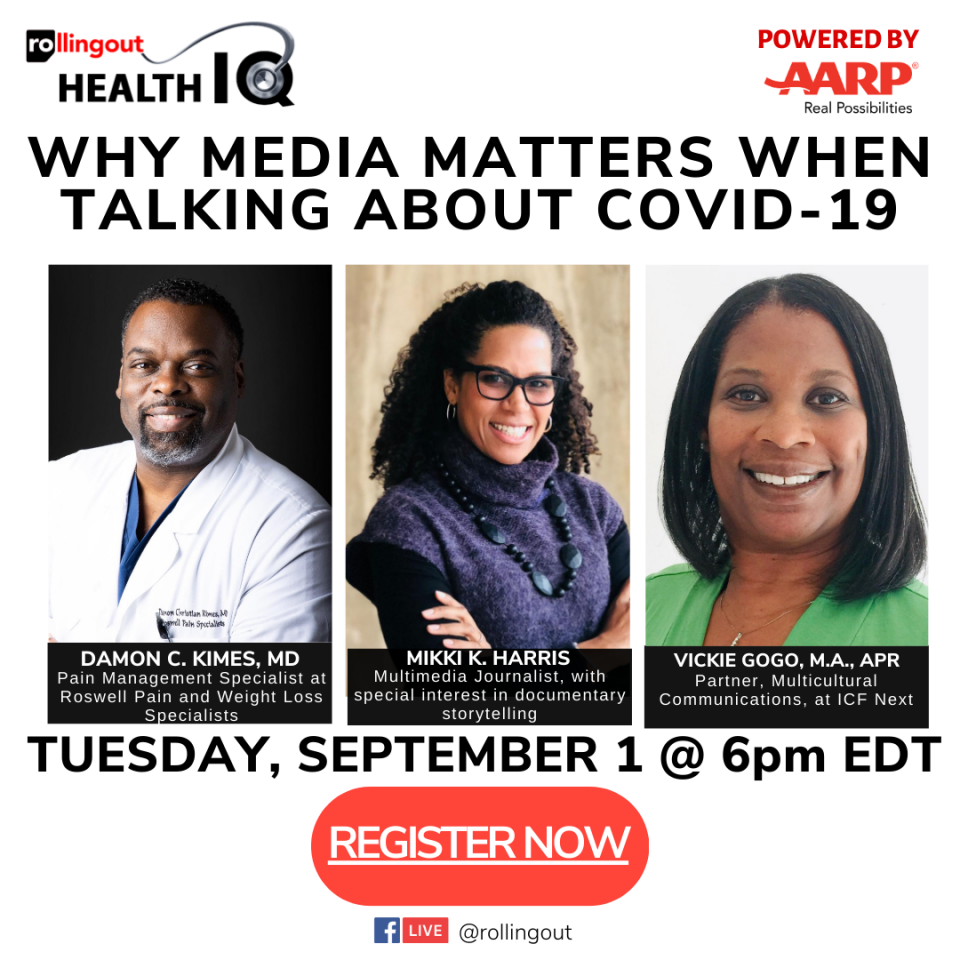 Sept 1: Join AARP+Health IQ for 'Why Media Matters When Talking About COVID-19'