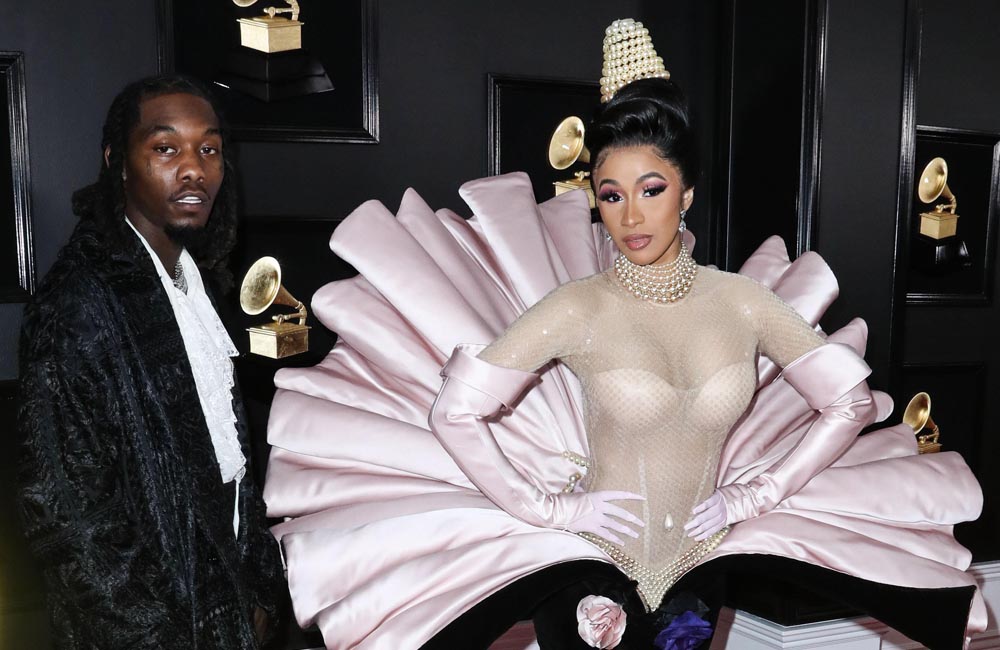 Cardi B and Offset get matching tattoos of their wedding date