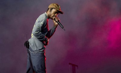 Travis Scott performing live on the Main Stage, Wireless Festival, Finsbury Park - London - 6th July 2019
