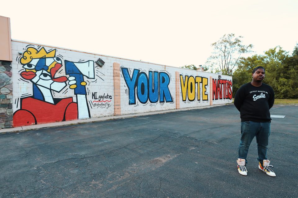 Public art serves as a reminder that your vote matters