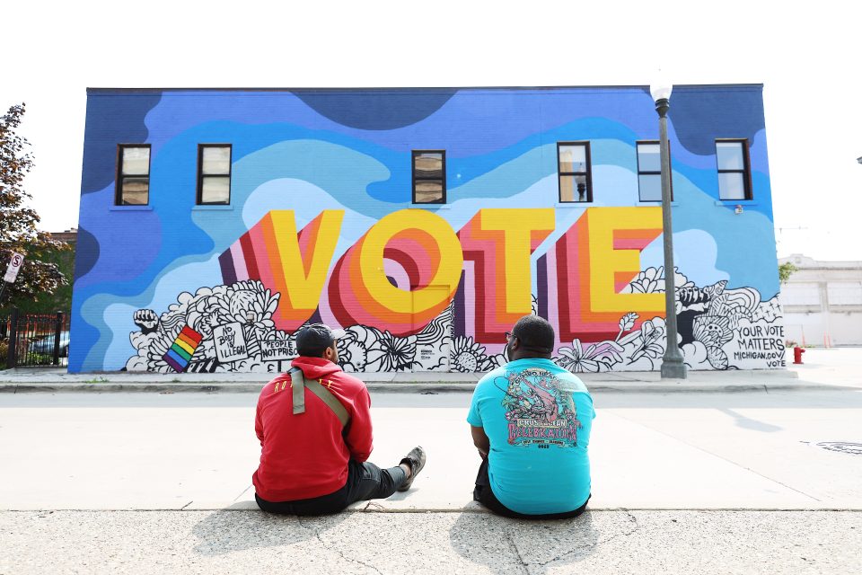 Detroit artist creates mural that sparks civic engagement conversation 1 Detroit artist creates mural that sparks civic engagement conversation