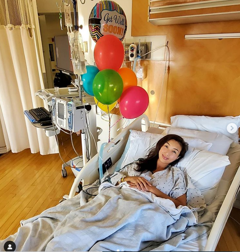 Jeannie Mai shares photo after emergency surgery