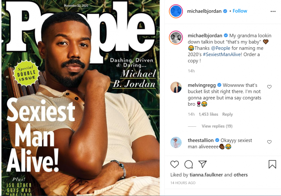 Michael B. Jordan responds to being named 'Sexiest Man Alive'
