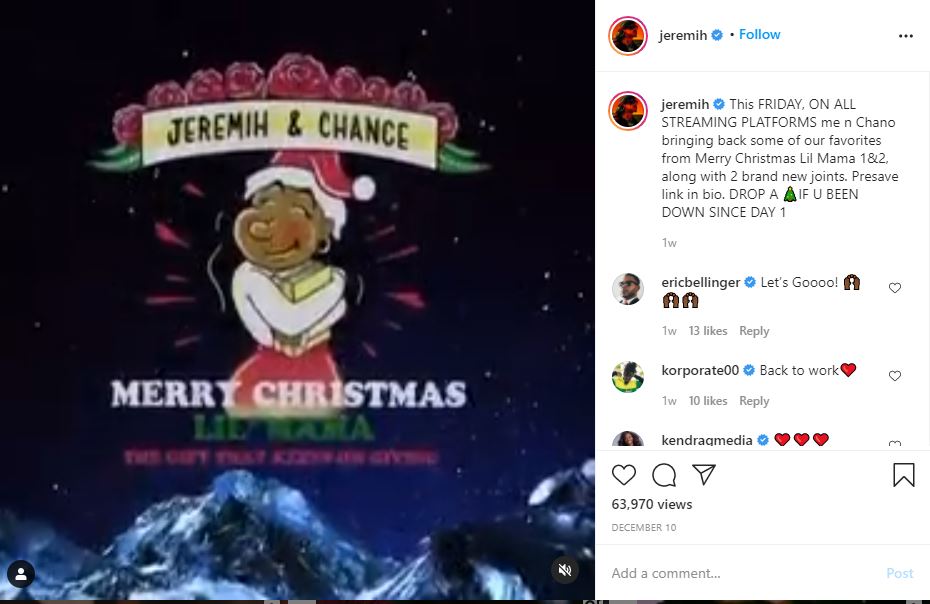 Jeremih and Chance the rapper