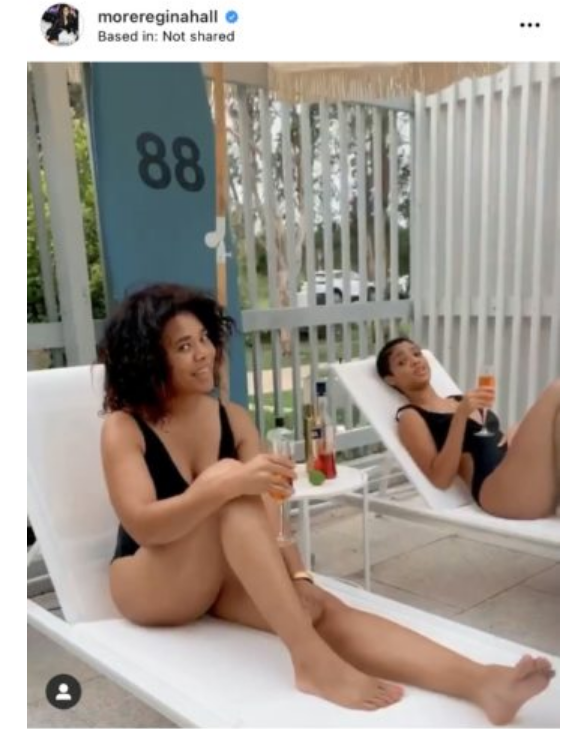 aerolíneas roto amenaza Regina Hall makes hilarious home video to celebrate turning 50 - Rolling Out