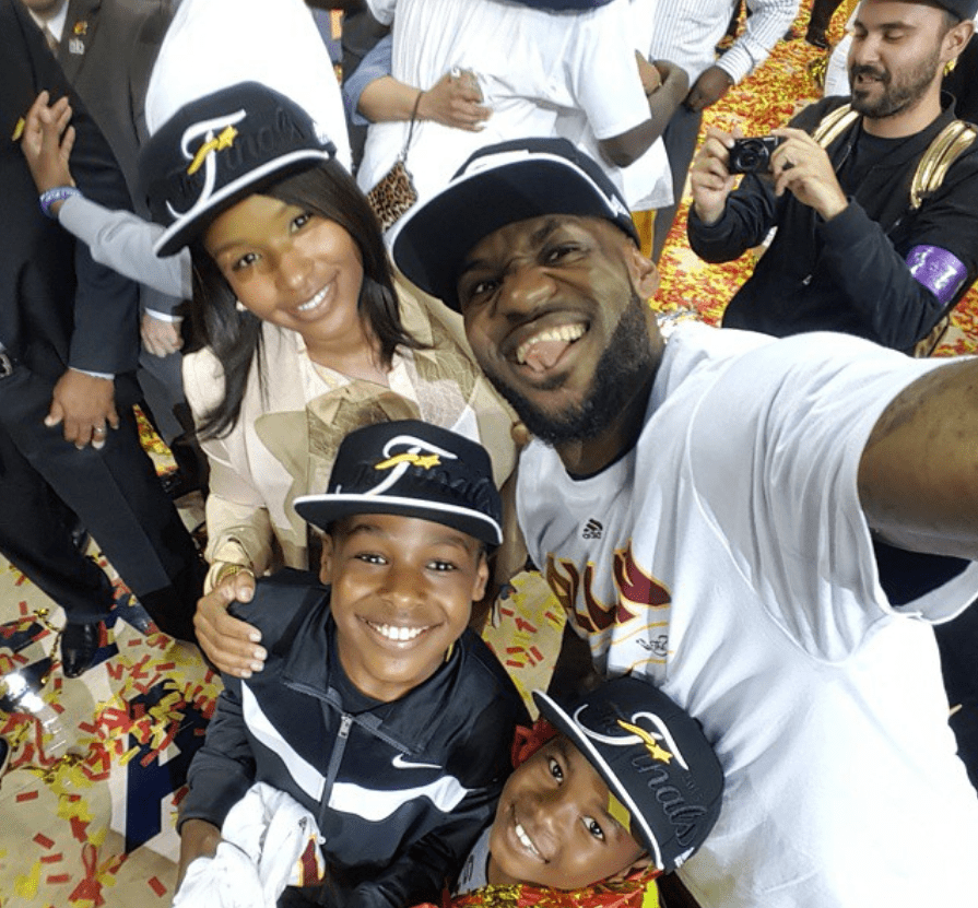 Lebron and Savannah James