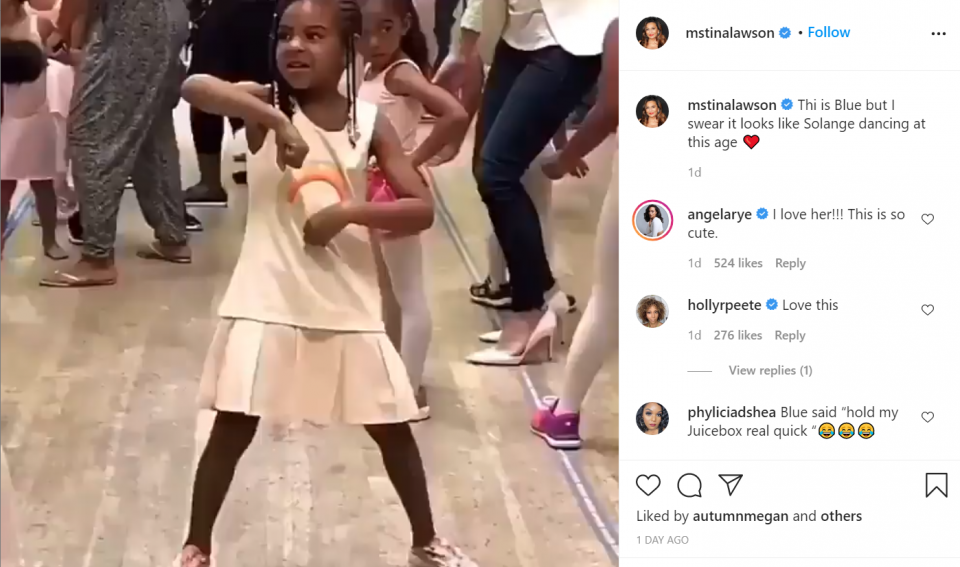 Blue Ivy's dancing impresses grandmother Tina Lawson and fans (video)